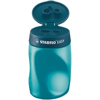 Ascuțitoare cu rezervor ergonomică STABILO EASYsharpener 3 în 1 - Pentru stângaci - Albastru petrol 2
