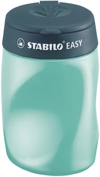 STABILO EASYsharpener ergonomické strúhadlo so zásobníkom 3 v 1 – pre pravákov – petrolejovo modrá 1