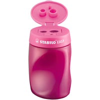 Ergonomické strúhadlo so zásobníkom STABILO EASYsharpener 3 v 1 pre pravákov, ružové 2