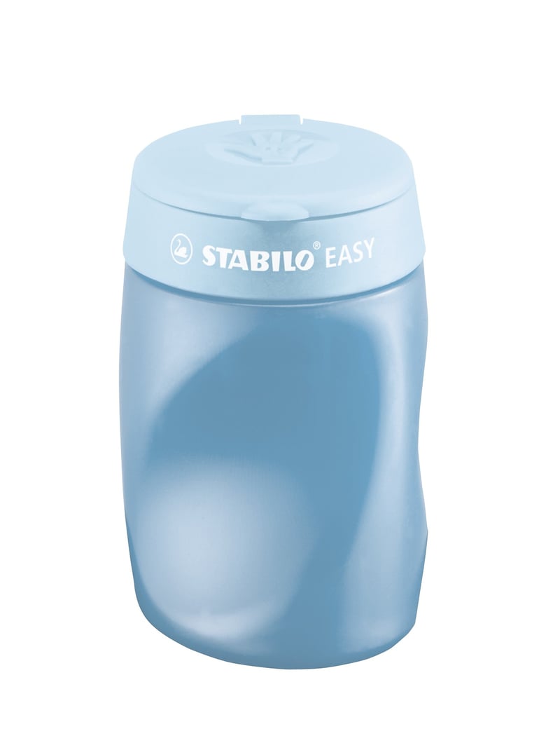 Ergonomické strúhadlo so zásobníkom STABILO EASYsharpener 3 v 1 pre pravákov, modré
