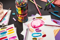 STABILO Pen 68 ARTY 45 darabos fém doboz filctoll készlet 9