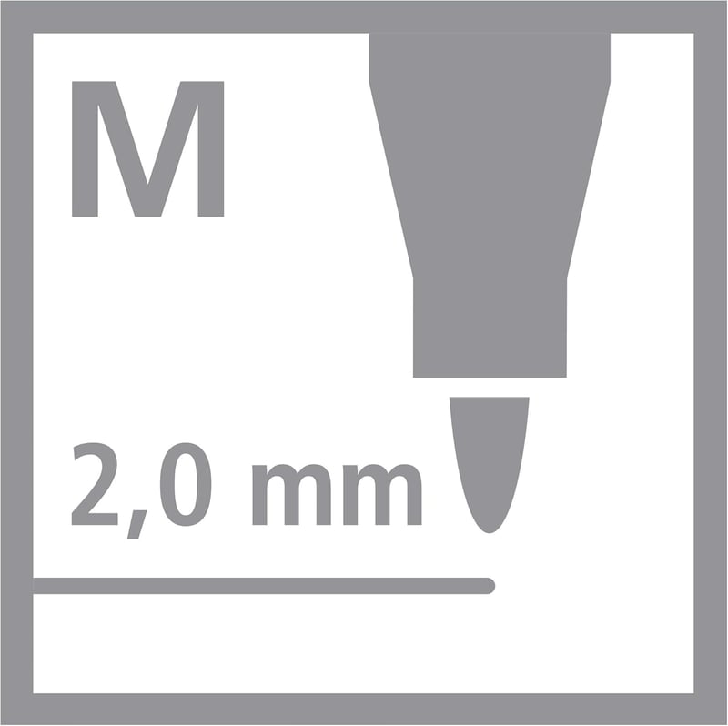 STABILO power filctoll készlet 30 db vegyes szín közepes vastagság - Pack of 30