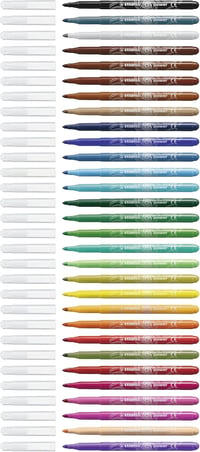STABILO power filctoll készlet 30 db vegyes szín közepes vastagság - Pack of 30 2