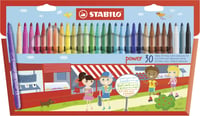 Sada fixiek STABILO Power – mix farieb – 30 ks 1