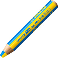 STABILO woody 3 in 1 Duo kétszínű ceruza/vízfesték/viaszkréta - 5 db élezővel 2