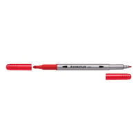 Set carioci cu două capete Staedtler 3200 TB36 – 36 culori, vârf subțire și gros, etui transparent pliabil 8