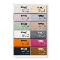 Set pastă modelatoare coacere STAEDTLER FIMO Effect 8013 Boho Colours – 12 x 25 g jumătăți de bloc 2