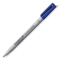 STAEDTLER Lumocolor 311 zmývateľný popisovač, modrý, hrot S 0,4 mm, balenie 10 ks, súprava tenkých popisovačov Superfine 4