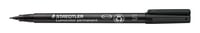 Marker permanent STAEDTLER Lumocolor 313 – Negru, vârf fin de 0,4 mm, marker cu alcool, marker rezistent, 1 buc. 3