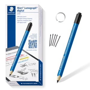 STAEDTLER Mars Lumograph Digital Jumbo Stylus olovka – 0,7 mm, s 5 zamjenskih vrhova
