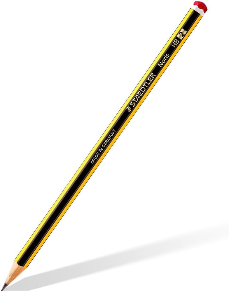 STAEDTLER Noris 2HB grafitceruza fekete-sárga klasszikus íróeszköz rajzoláshoz és íráshoz