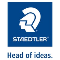Compas școlar Staedtler Noris Club 550 01 cu reglare rapidă, adaptor universal și set de mine de rezervă, argintiu/albastru, cu etui stabil 6