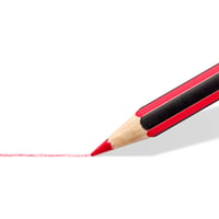 Sada farebných ceruziek STAEDTLER Noris Colour, 12+1 ks, šesťhranný tvar, protišmykový mäkký povrch, vysoká odolnosť proti lámaniu, recyklované drevo 3