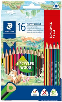 STAEDTLER Noris Colour háromszögletű törésálló színes ceruza készlet - 16 db 1