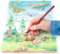 STAEDTLER Noris Colour háromszögletű törésálló színes ceruza készlet - 16 db 4