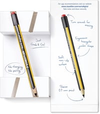 Staedtler Noris Digital Jumbo 180J 22 EMR digitális ceruza, 0,7 mm - sárga-fekete 9