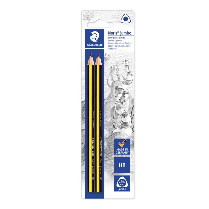 Školská ceruzka Staedtler Noris Jumbo 119 HB – balenie 2 ks