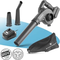 STAHLWERK 2in1 Akkus Lombfúvó és Porszívó 20V 2Ah Brushless 2