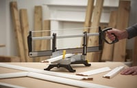 Stanley 1-20-800 Automatické kovové pokosové vedenie s pílou – 13 TPI univerzálny pílový list – uhly 30, 45, 60 a 90 stupňov 6