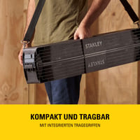 Skladacie kovové kozy Stanley 1-97-475, pár – nosnosť 340 kg, čierne, 2 ks 8