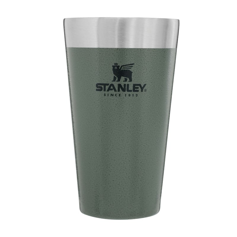 Pivný pohár Stanley 1913 Adventure Stacking, nehrdzavejúca oceľ, vákuová izolácia, vhodný do umývačky riadu, 473 ml, Hammertone Green