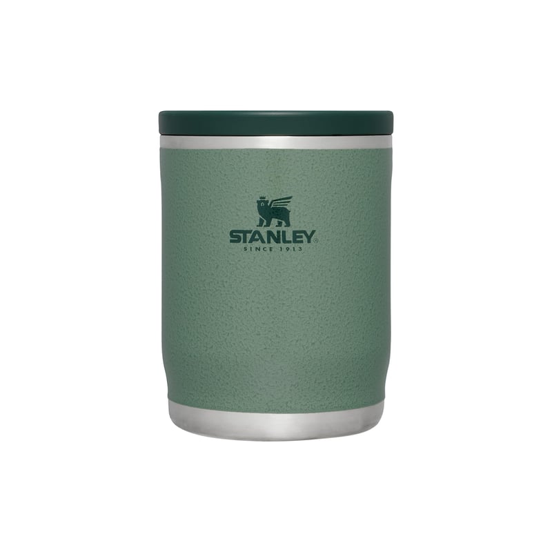 Termos na jedlo Stanley 1913 Adventure To-Go 0,53 l – Hammertone Green, nehrdzavejúca oceľ, nepriepustný, bez obsahu BPA, široké hrdlo, udrží teplé a studené