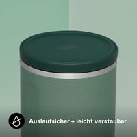 Termos na jedlo Stanley 1913 Adventure To-Go 0,53 l – Hammertone Green, nehrdzavejúca oceľ, nepriepustný, bez obsahu BPA, široké hrdlo, udrží teplé a studené 6
