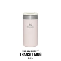 Cană Termos STANLEY 1913 Aerolight Transit 0,35 L - Cană de călătorie termoizolantă, roz (Rose Quartz) 3