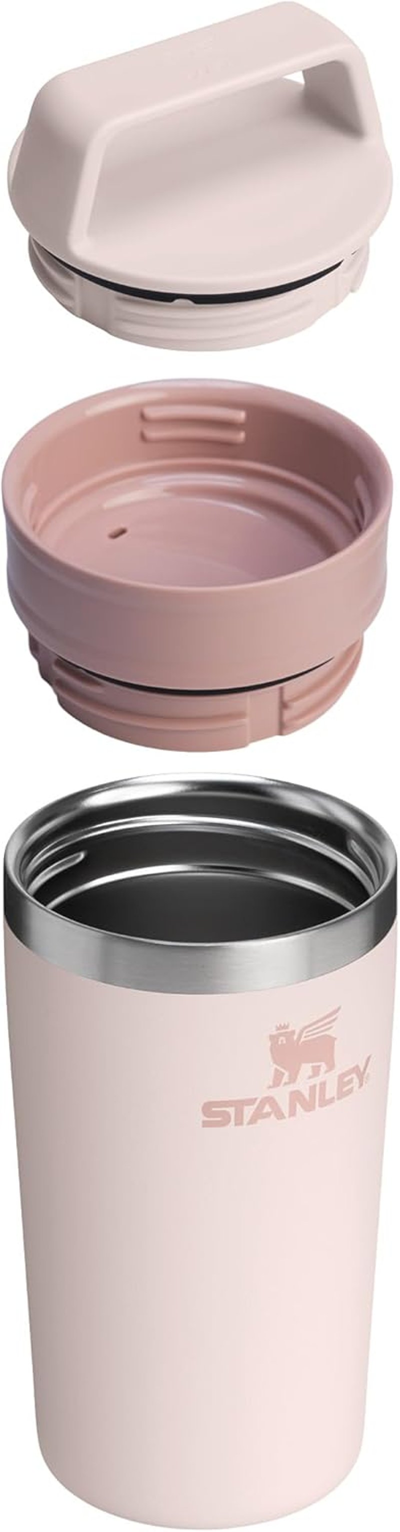 STANLEY 1913 Cafe Termikus Kávésbögre 0,35L Rozsakvarc - 4 Óra Meleg, 5 Óra Hideg - 0.35 L, Pink Quarts