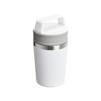 Nerezový termohrnček Stanley Café-To-Go s viečkom, 350 ml, biely (Frost) — hrnček je zospodu na boku preliačený (stav: pozri 2. obrázok) 9