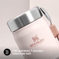 Termoska na jedlo STANLEY 1913 Classic Legendary s lyžicou 400 ml – Rose Quartz 4