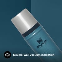 Termos din oțel inoxidabil Stanley 1913 Classic Legendary 0,59 L - Hammertone Lake, menține temperatura 18 ore, fără BPA, lavabil în mașina de spălat vase 5