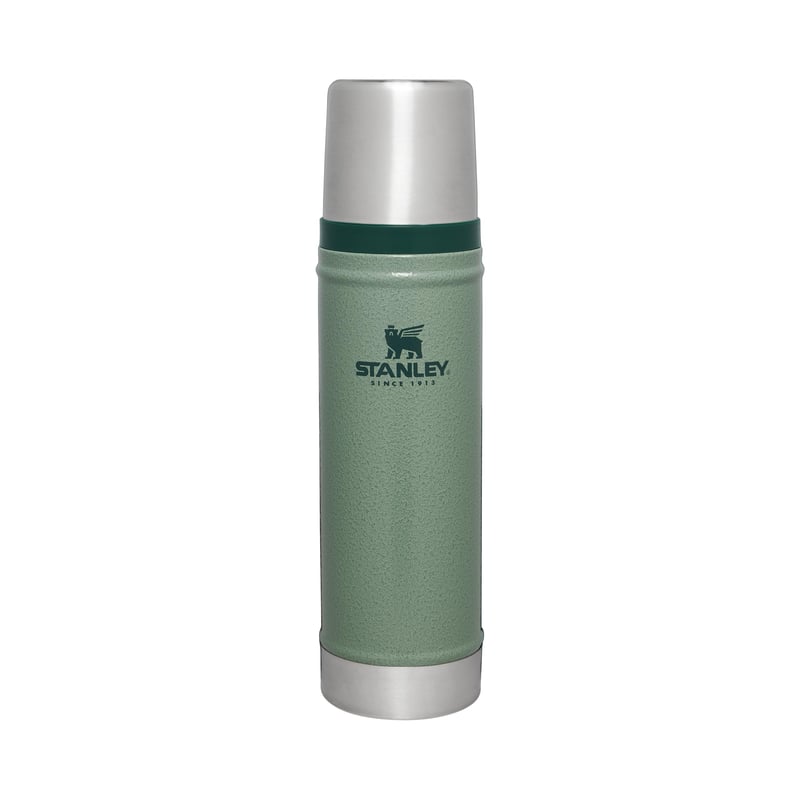 Termos Stanley 1913 Classic Legendary 0,59 L - Menținere temperatură 18 ore - Termos din oțel inoxidabil - Fără BPA - Compatibil cu mașina de spălat vase - Hammertone Green
