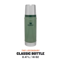 Termos Stanley 1913 Classic Legendary 473 ml - menține băuturile calde sau reci timp de 15 ore - oțel inoxidabil - fără BPA - compatibil cu mașina de spălat vase - Hammertone Green 3