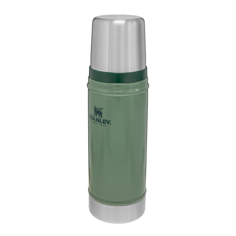 Termos Stanley 1913 Classic Legendary 473 ml - menține băuturile calde sau reci timp de 15 ore - oțel inoxidabil - fără BPA - compatibil cu mașina de spălat vase - Hammertone Green