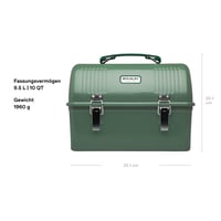 Cutie de prânz STANLEY 1913 Classic, 9,5 L – Culoare Hammertone Green 3
