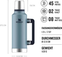 Stanley 1913 Classic Legendary termosz, 1,9 l, 45 órás hőtartás, BPA-mentes - Hammertone Lake 2