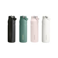 Sticlă Stanley 1913 Flip Straw cu pai, 1,06 L - Termos culoarea Shale, fără BPA, etanș, lavabil în mașina de spălat vase 10