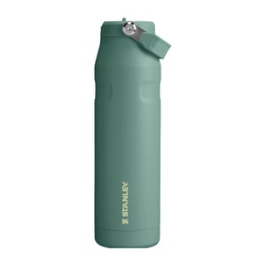 Stanley IQ Flip Straw ivópalack szívószállal 1,06 L - Shale zöld, BPA-mentes, szivárgásmentes — karcos kulacs (állapot: lásd a 2. képet)
