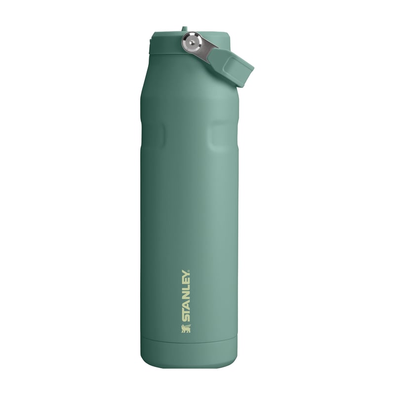 Sticlă Stanley 1913 Flip Straw cu pai, 1,06 L - Termos culoarea Shale, fără BPA, etanș, lavabil în mașina de spălat vase