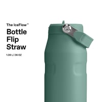 Sticlă Stanley 1913 Flip Straw cu pai, 1,06 L - Termos culoarea Shale, fără BPA, etanș, lavabil în mașina de spălat vase 3