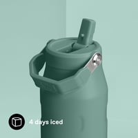 Sticlă Stanley 1913 Flip Straw cu pai, 1,06 L - Termos culoarea Shale, fără BPA, etanș, lavabil în mașina de spălat vase 4