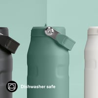 Sticlă Stanley 1913 Flip Straw cu pai, 1,06 L - Termos culoarea Shale, fără BPA, etanș, lavabil în mașina de spălat vase 7