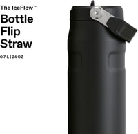 Športová fľaša Stanley 1913 Flip Straw so slamkou - čierna - 0,7 l 3