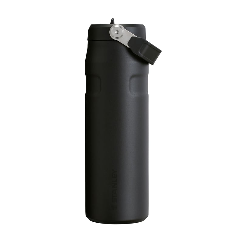 Športová fľaša Stanley 1913 Flip Straw so slamkou - čierna - 0,7 l