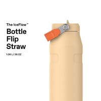 Sticlă Termos STANLEY 1913 Flip Straw cu Pai, 1,06 L, Orange Sherbert – Bidon Izolat 3