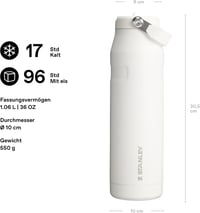 Termoska so slamkou Stanley 1913 Flip Straw 1,06 l – Frost 3