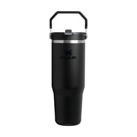 Pahar termoizolant cu pai Stanley 1913 Flip Straw 0,89 L negru – etanș, fără BPA, compatibil cu mașina de spălat vase 1