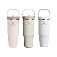 Termoska STANLEY 1913 Flip Straw Tumbler 890 ml – nerezový pohár so slamkou a viečkom, krémová farba 10