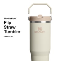 Termoska STANLEY 1913 Flip Straw Tumbler 890 ml – nerezový pohár so slamkou a viečkom, krémová farba 3
